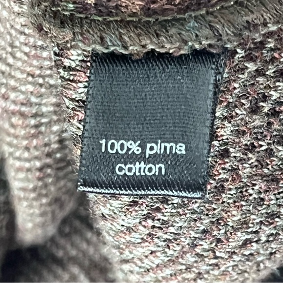 PERUVIAN CONNECTION 100% Pima Cotton Graphic Knit Pencil Skirt Size Large - Picture 5 of 9